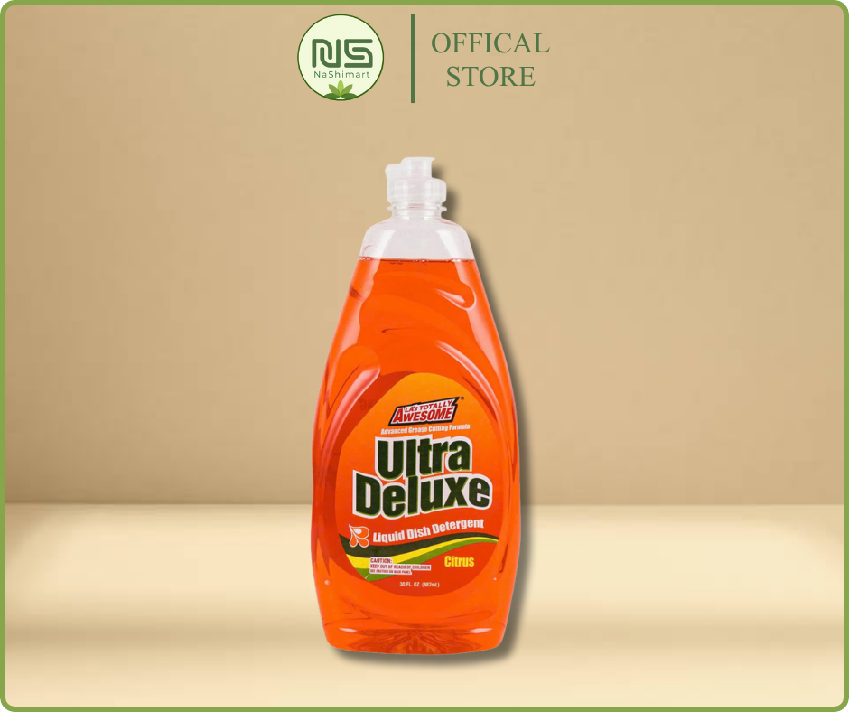 Nước Rửa Chén LA’s Totally Awesome Ultra Deluxe (946ml) – Hương Cam Citrus, Sạch Bóng Dầu Mỡ